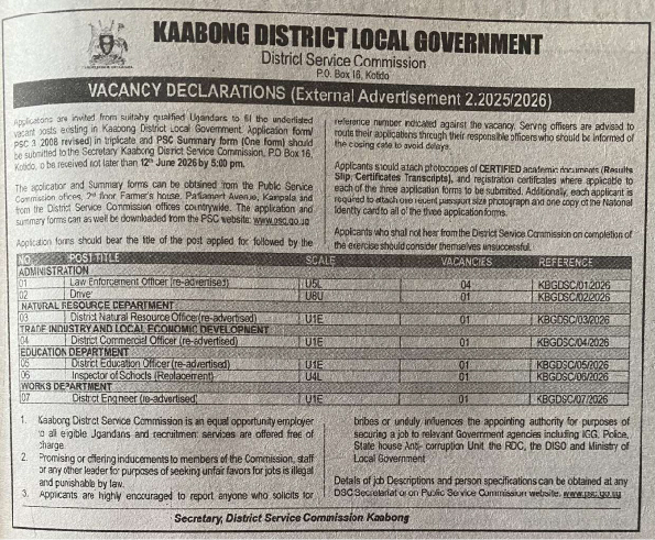 Job advertisement